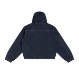 MIROLYUB Outcrop — Jeans Blue, back view