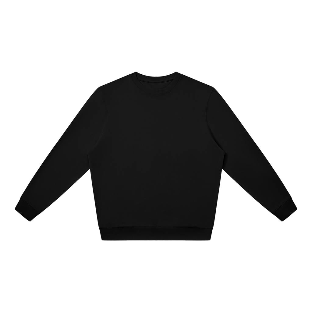 MIROLYUB Plainview Oversized Sweatshirt in Black, front view