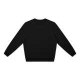 MIROLYUB Plainview Oversized Sweatshirt in Black, front view