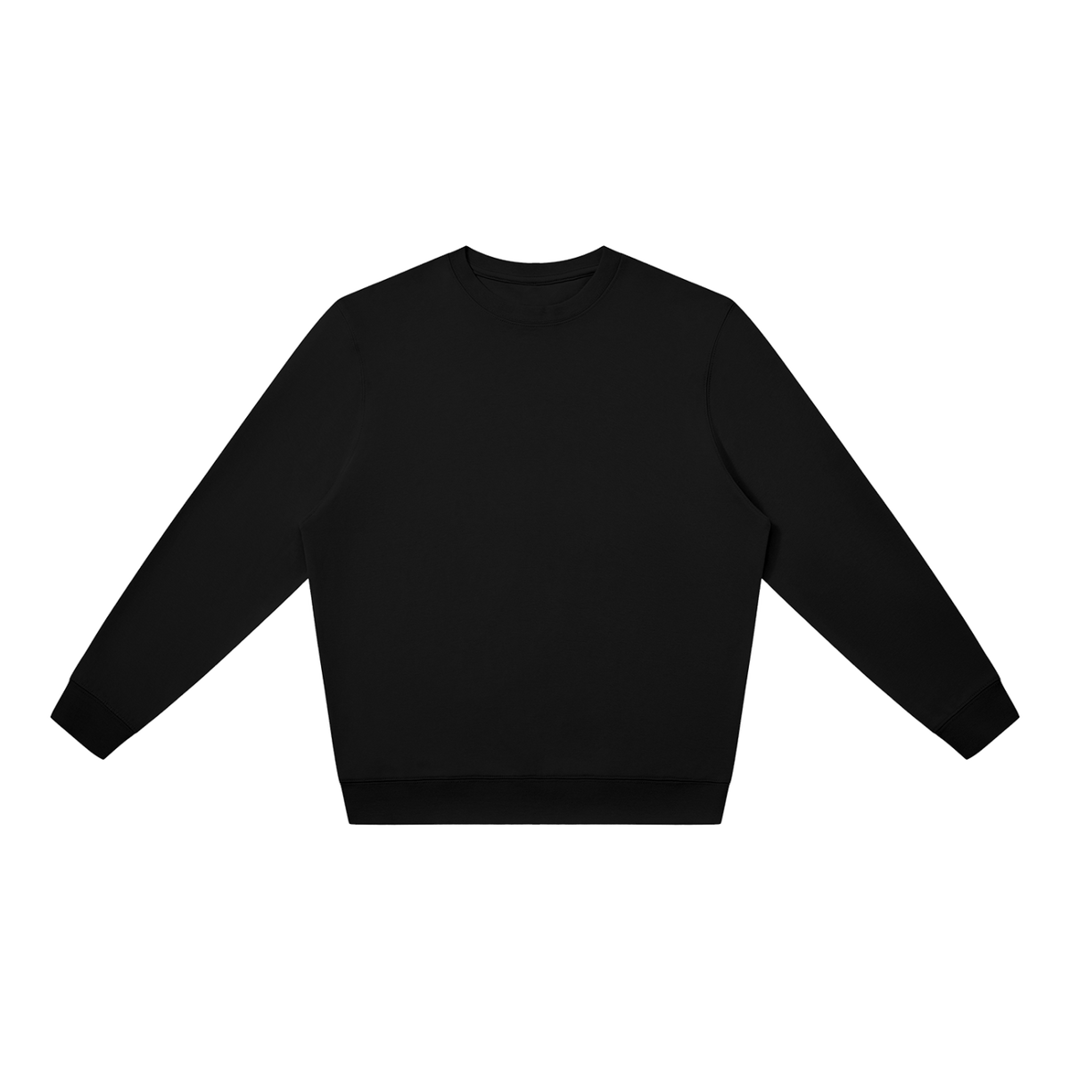 MIROLYUB Plainview Oversized Sweatshirt in Black, front view