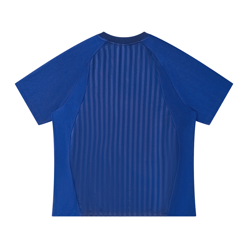 Touchline — Striped Raglan Jersey / Blue Hour