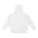 MIROLYUB Bastion Heavyweight Hoodie in White, back view