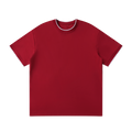 MIROLYUB Unisex Regular Fit T-Shirt undefined in Wine Red, front view