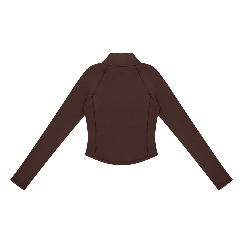 MIROLYUB Quarterline — Dark Brown, back view