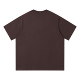 MIROLYUB Unisex Quick-Dry Relaxed Fit T-Shirt undefined in Coffee, back view