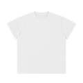 MIROLYUB Unisex Regular Fit Crewneck T-Shirt — White, front view