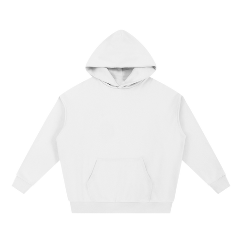MIROLYUB Bastion Heavyweight Hoodie in White, front view