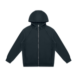 Courseway — Sweat à capuche raglan zippé / Blue Hour