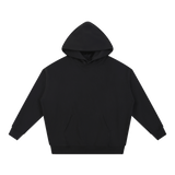 MIROLYUB Bastion Heavyweight Hoodie in Black, front view