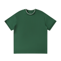 MIROLYUB Routine Cotton-Nylon Tee in Dark Green, front view
