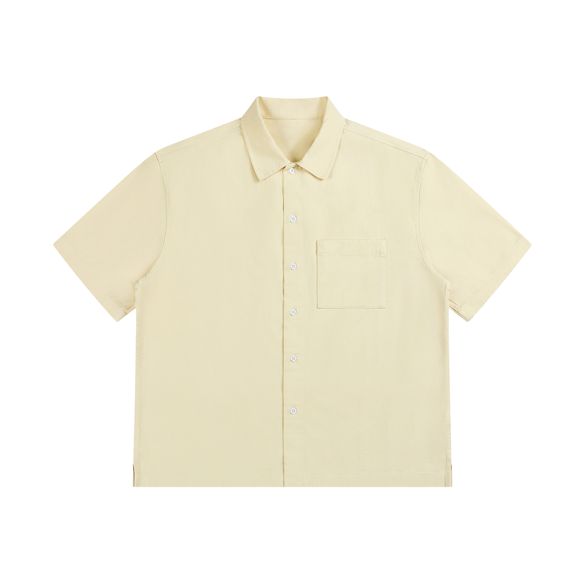 Docket — Cotton Patch-Pocket Shirt / Earth — Apricot, front view