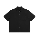 Docket — Cotton Patch-Pocket Shirt / Core — Black, front view