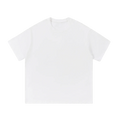 MIROLYUB Still Heavy Cotton Tee in White, front view.