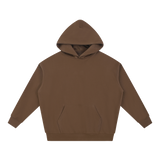 MIROLYUB Essential Heavyweight Hoodie undefined in Coffee, front view