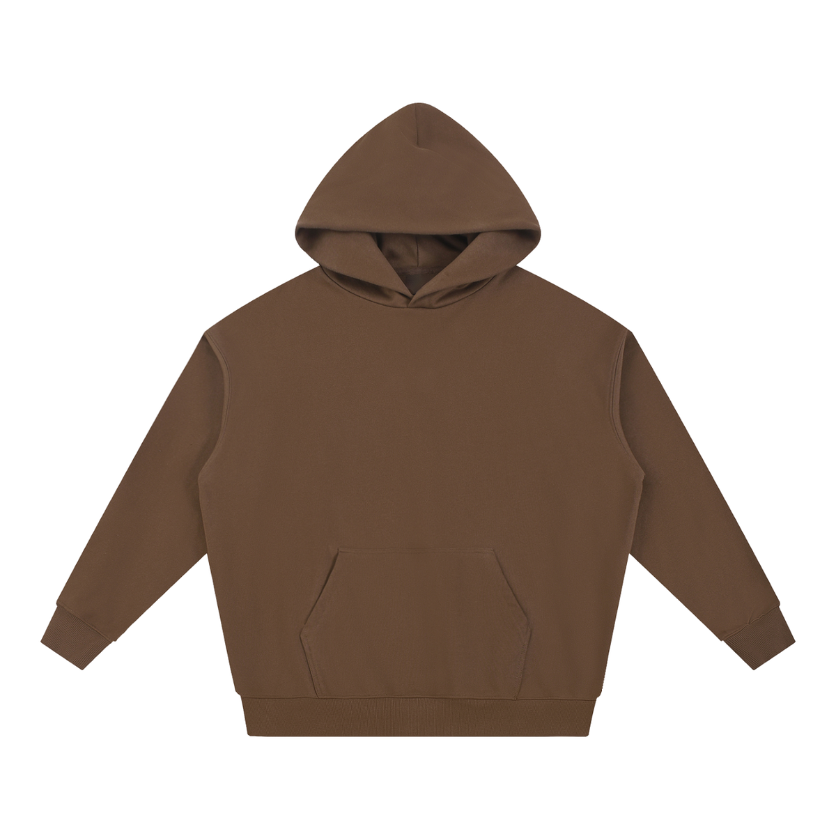 MIROLYUB Essential Heavyweight Hoodie undefined in Coffee, front view