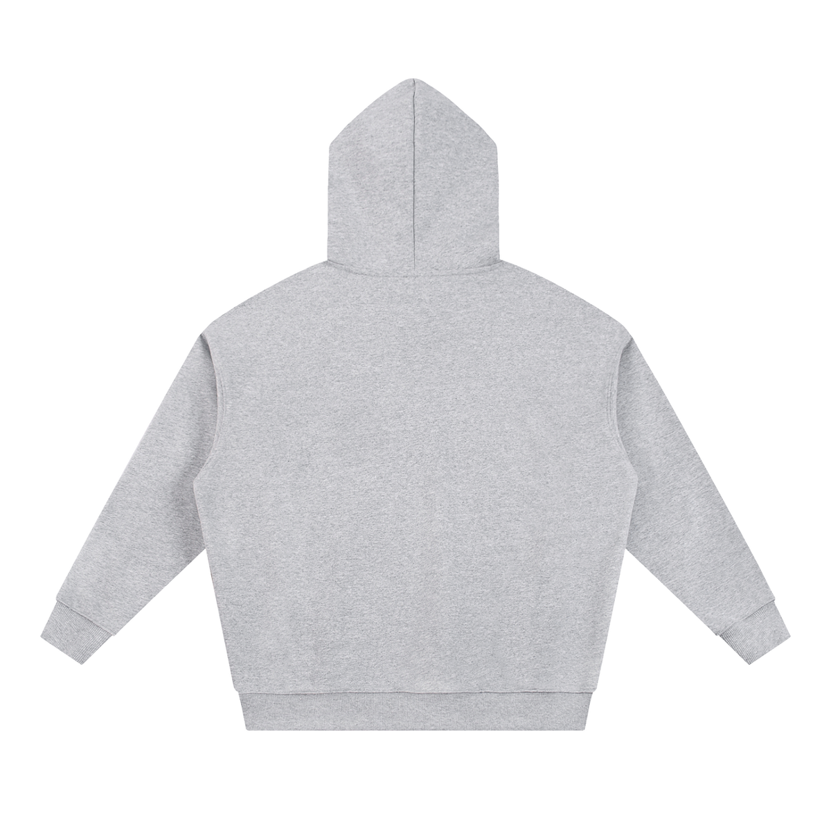 MIROLYUB Bastion Heavyweight Hoodie in Flower Gray, back view