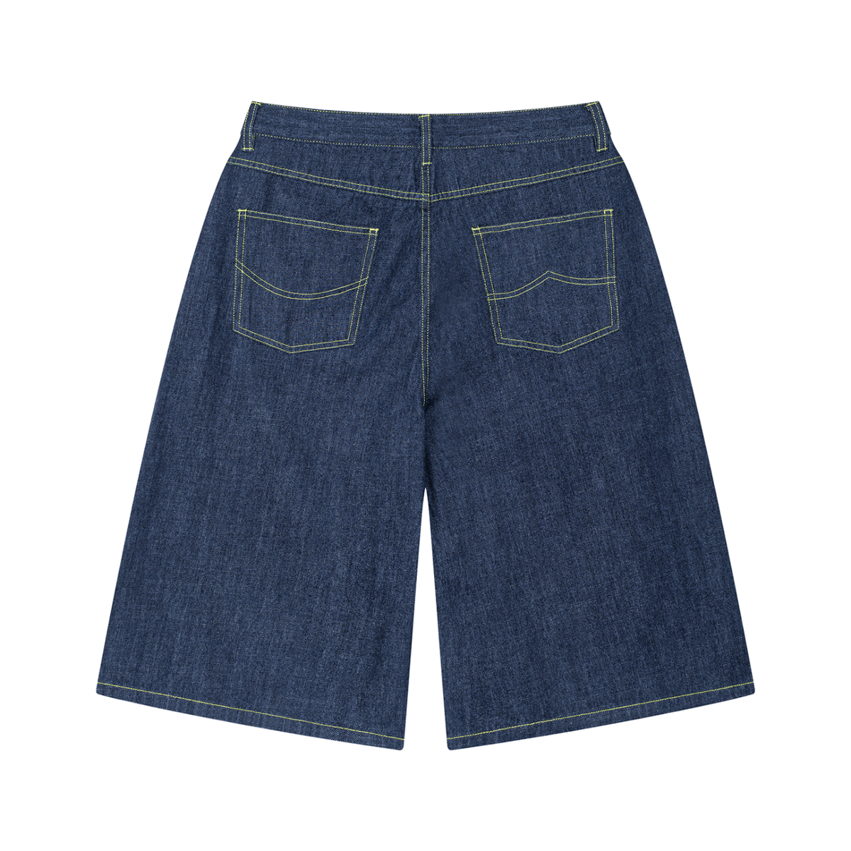 MIROLYUB Shortfall — Jeans Blue, back view