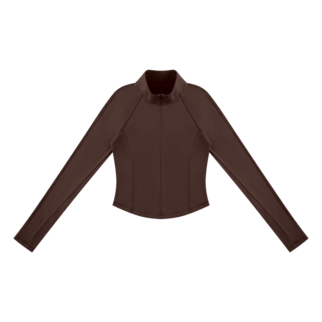 MIROLYUB Quarterline — Dark Brown, front view