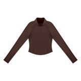 MIROLYUB Quarterline — Dark Brown, front view