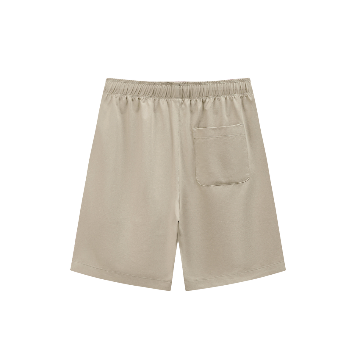 MIROLYUB Roam drawstring shorts in Khaki, back view