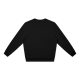MIROLYUB Plainview Oversized Sweatshirt in Black, back view