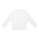 MIROLYUB Plainview Oversized Sweatshirt in White, back view