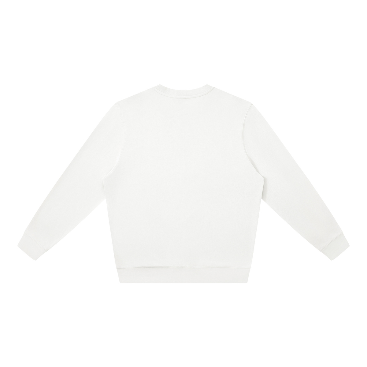 MIROLYUB Plainview Oversized Sweatshirt in White, back view