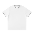MIROLYUB Routine Cotton-Nylon Tee in White, front view