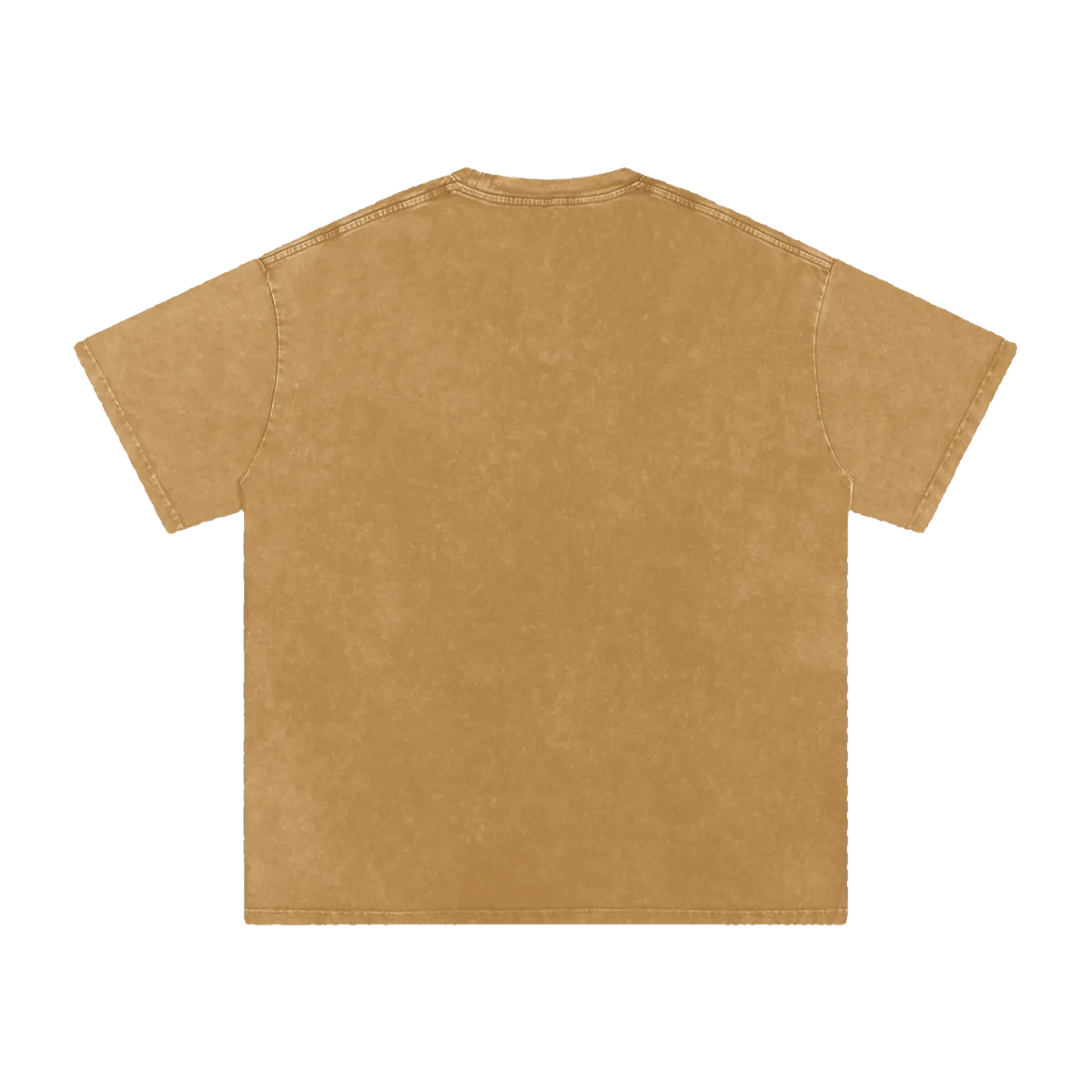 MIROLYUB Afterglow snow-wash oversized cotton tee in Light Brown, back view