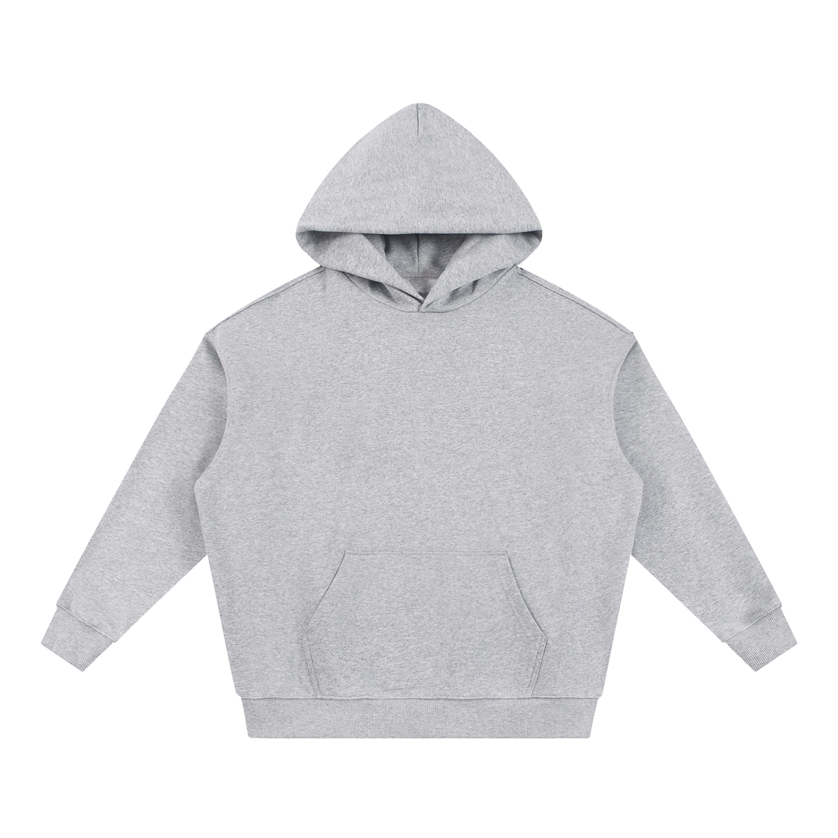 MIROLYUB Bastion Heavyweight Hoodie in Flower Gray, front view