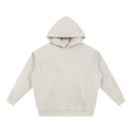 MIROLYUB Bastion Heavyweight Hoodie in Oat Gray, front view