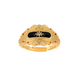 Boleslav Signet Ring by MIROLYUB – handmade designer ring, jewelry gift for her, New York jewelry