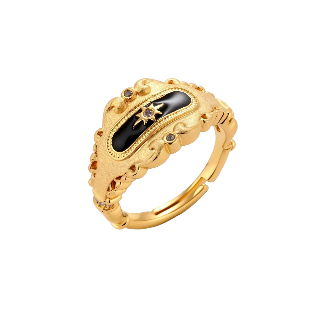 Boleslav Signet Ring by MIROLYUB – handmade designer ring, jewelry gift for her, New York jewelry
