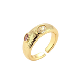 Dobrinka Gemstone Ring by MIROLYUB – handmade designer ring, jewelry gift for her, New York jewelry