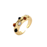 Dobroslava Ring by MIROLYUB – handmade designer ring, jewelry gift for her, New York jewelry