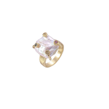 Dragana Baroque Pearl Ring by MIROLYUB – handmade designer ring, jewelry gift for her, New York jewelry