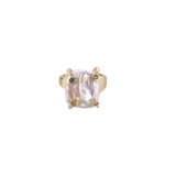 Dragana Baroque Pearl Ring by MIROLYUB – handmade designer ring, jewelry gift for her, New York jewelry