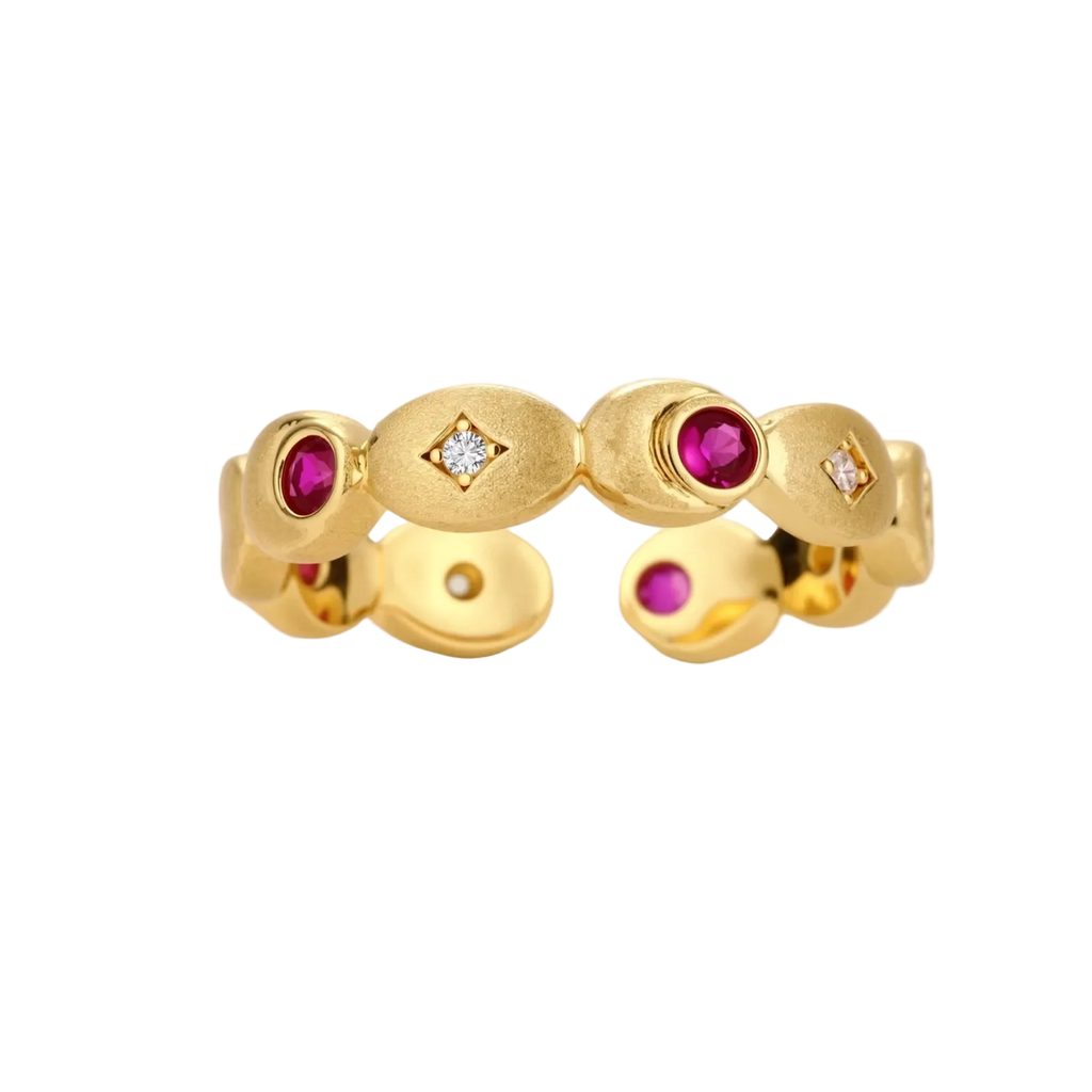 Dragomira Ring by MIROLYUB – handmade designer ring, jewelry gift for her, New York jewelry