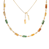 Dunja Shell Necklace by MIROLYUB – handmade designer necklace, jewelry gift for her, New York jewelry