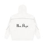God Forgives / New York — Piping Fleece Hoodie by MIROLYUB – MIROLYUB New York streetwear hoodie, streetwear gift for him