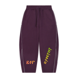 God Forgives — Piping Fleece Sweatpants by MIROLYUB – MIROLYUB New York streetwear sweatpants, streetwear gift for him