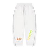 God Forgives — Piping Fleece Sweatpants by MIROLYUB – MIROLYUB New York streetwear sweatpants, streetwear gift for him