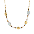 Gordana Baroque Necklace by MIROLYUB – handmade designer necklace, jewelry gift for her, New York jewelry