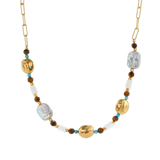 Gordana Baroque Necklace by MIROLYUB – handmade designer necklace, jewelry gift for her, New York jewelry