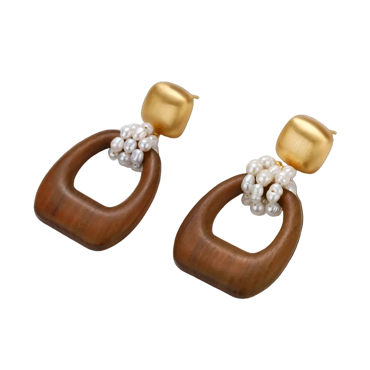 Jasna Drop Earrings by MIROLYUB – handmade designer earrings, jewelry gift for her, New York jewelry