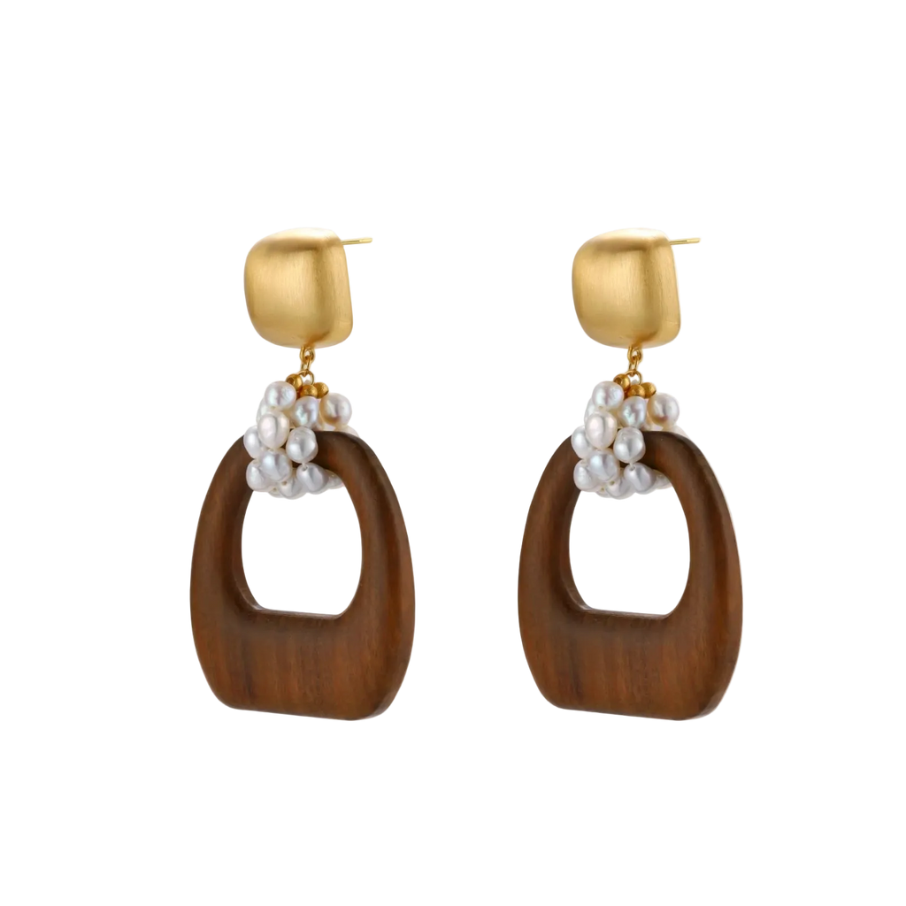 Jasna Drop Earrings by MIROLYUB – handmade designer earrings, jewelry gift for her, New York jewelry