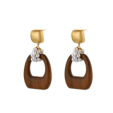 Jasna Drop Earrings by MIROLYUB – handmade designer earrings, jewelry gift for her, New York jewelry