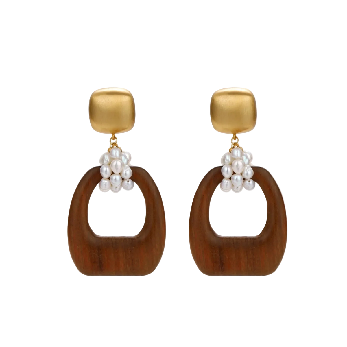 Jasna Drop Earrings by MIROLYUB – handmade designer earrings, jewelry gift for her, New York jewelry