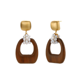 Jasna Drop Earrings by MIROLYUB – handmade designer earrings, jewelry gift for her, New York jewelry
