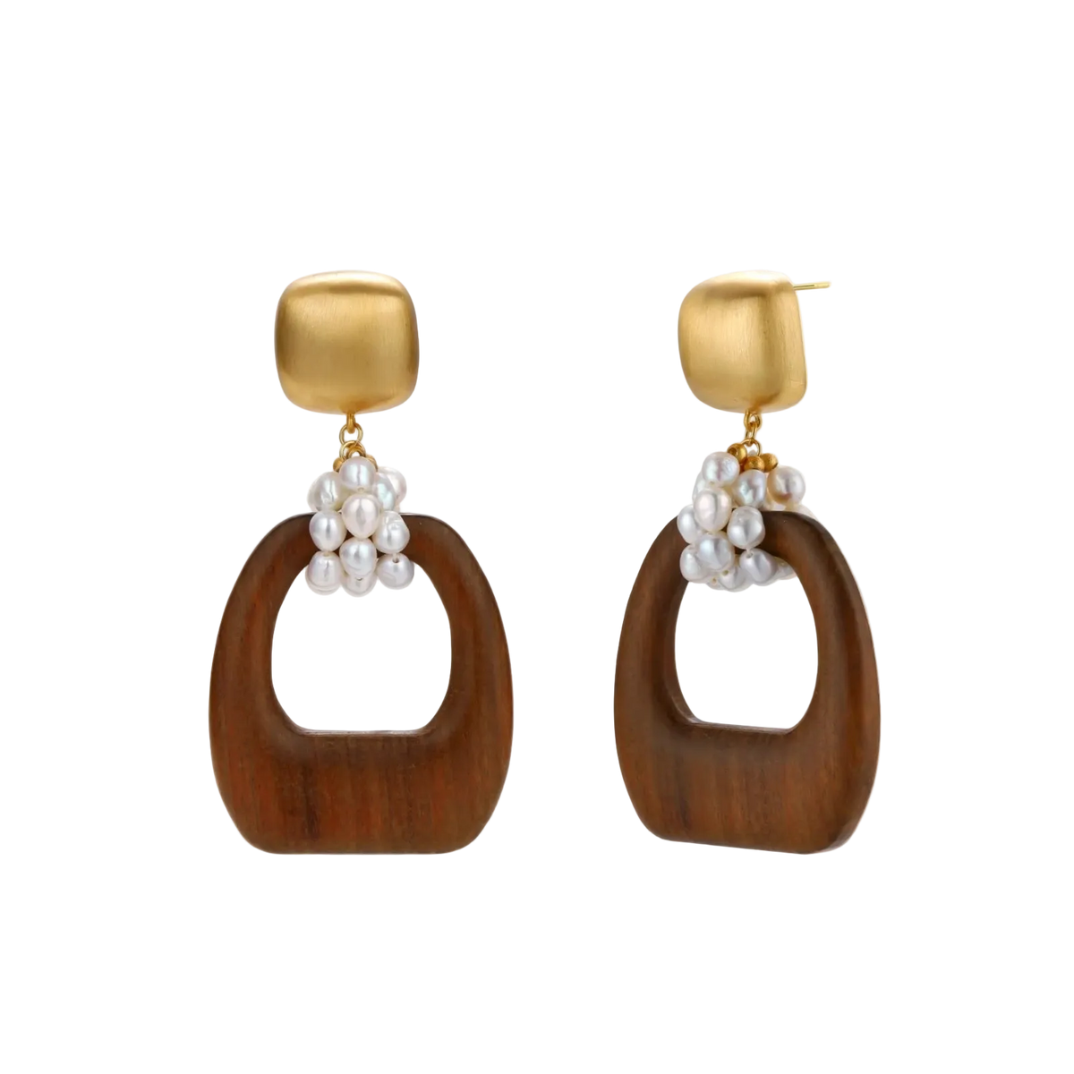 Jasna Drop Earrings by MIROLYUB – handmade designer earrings, jewelry gift for her, New York jewelry